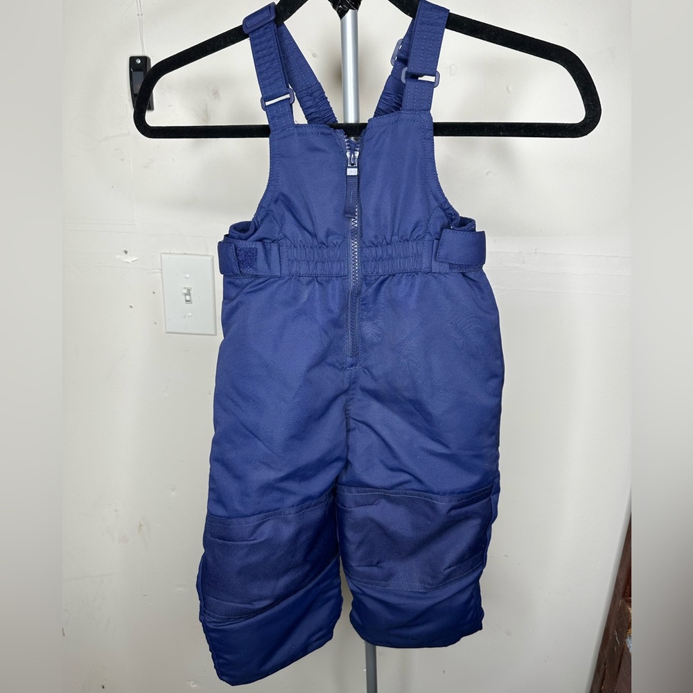 Kids Blue Snow Bib Overalls